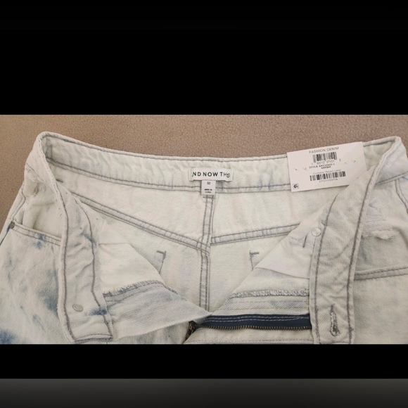 a new day Women's Jean Shorts - White and Blue - Picture 4 of 12